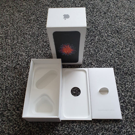 Apple iPhone SE Space Grey Empty Phone Box