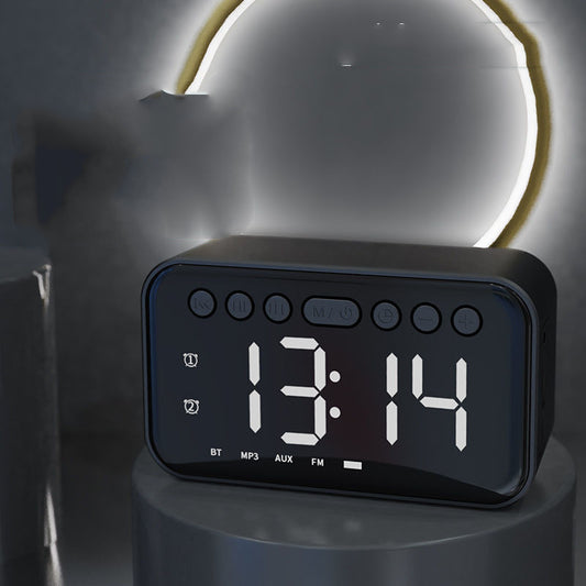 Alarm Clock Mini Bluetooth Speaker
