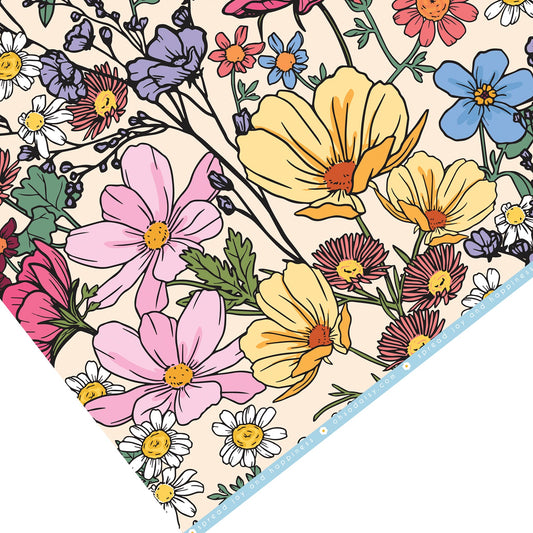 SHE'S A WILDFLOWER GIFT WRAP SHEET