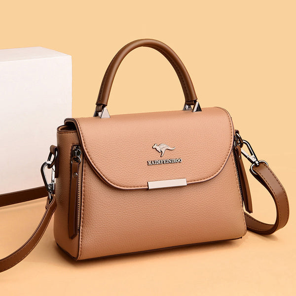 Women's PU Leather Crossbody Tote