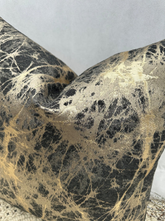 The Couture Cushion - The Black and Gold Cooper - Style No. 119
