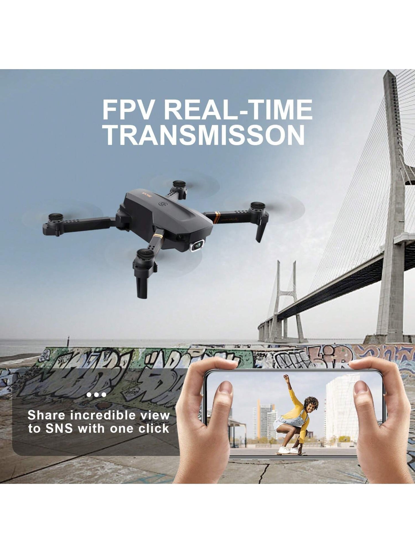 UK 4DRC V4 Foldable Mini Drone
