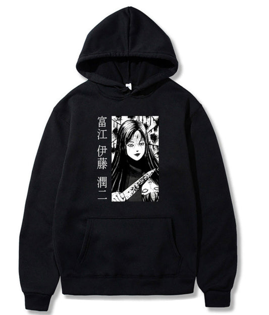 LOGO printed hooded sweatshirt