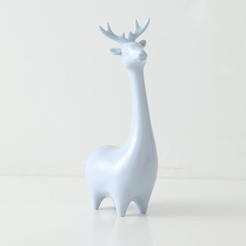 Décoration nordique créative d'animaux mignons pour la maison