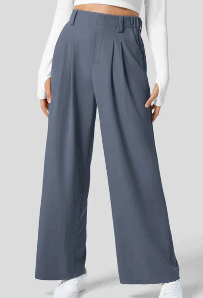 Women's Solid Casual Suit Pants