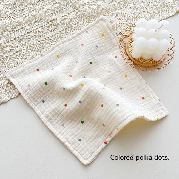 Baby Four-Layer Gauze Towel - Floral Print