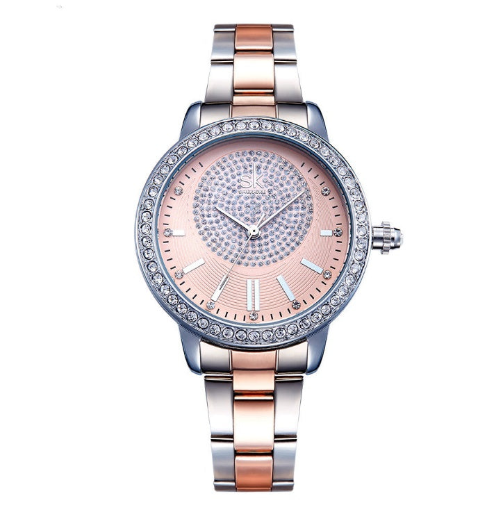 Shengke Bracelet Montre à quartz femme