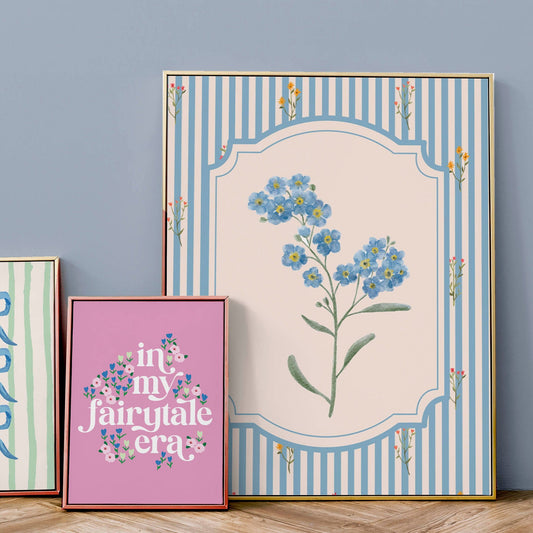 MYOSOTIS FLOWER PRINT