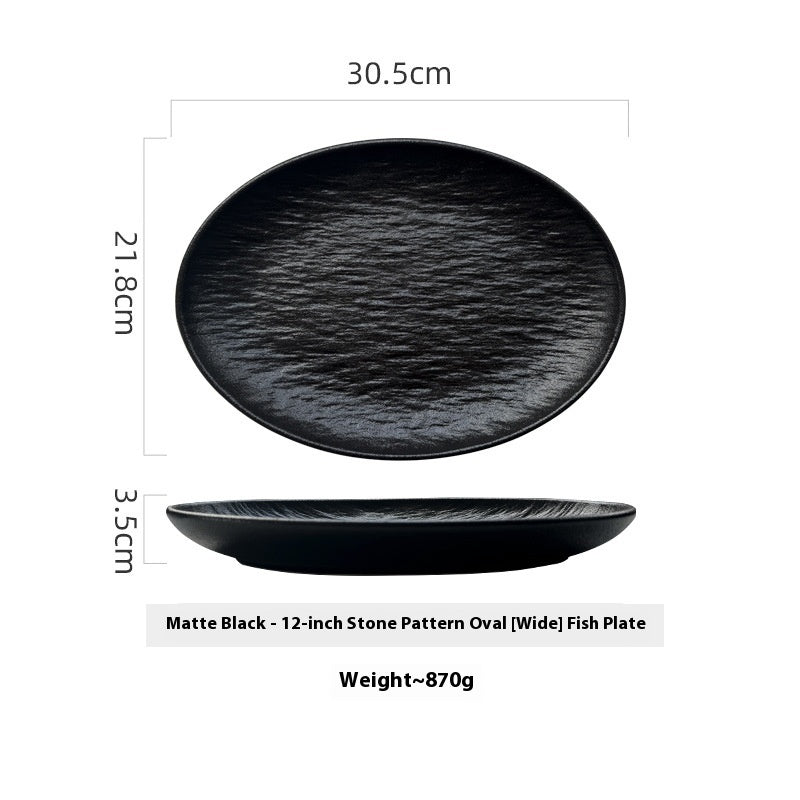 Ceramic Oval Dish plate