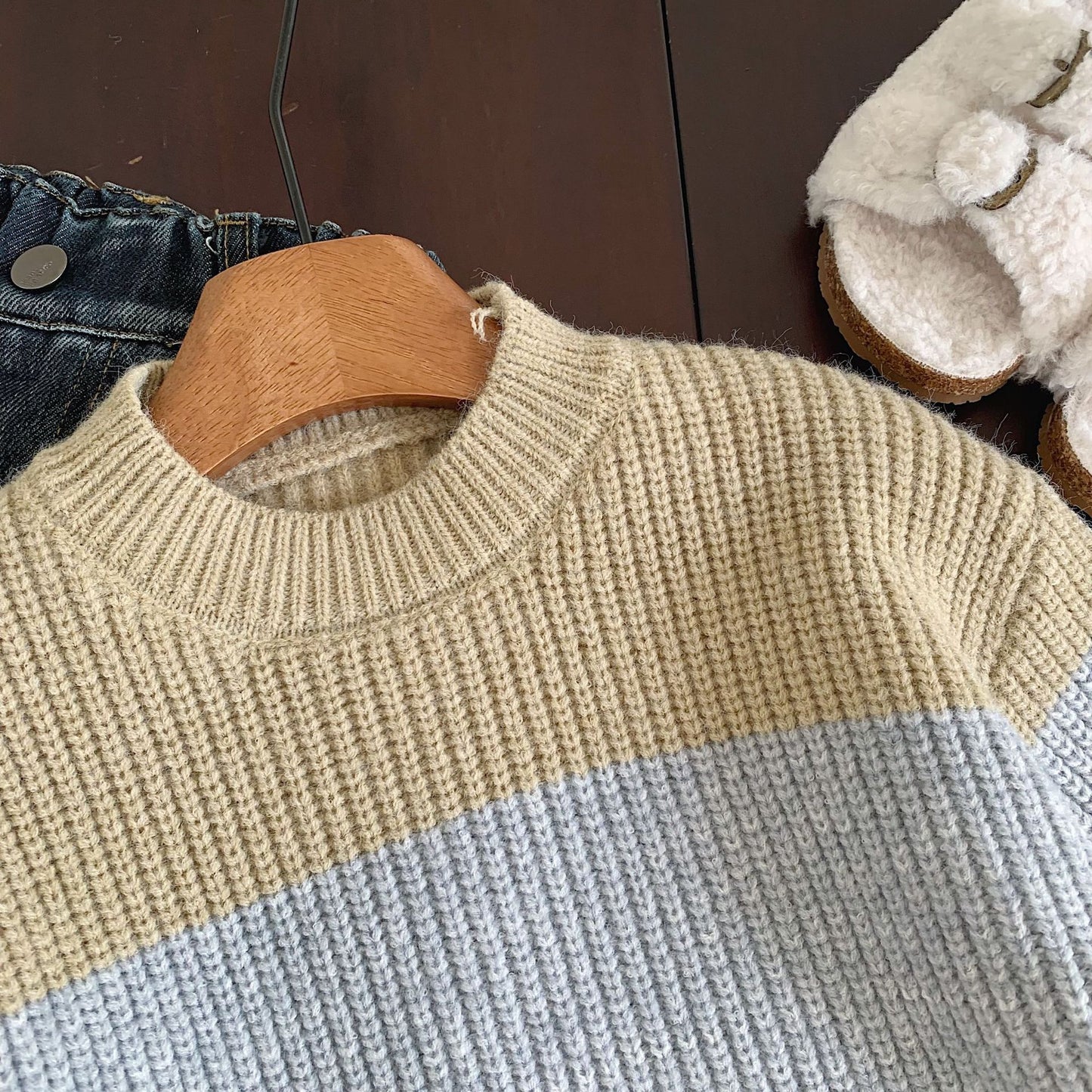 Haut décontracté déchiré pour garçons tendance
