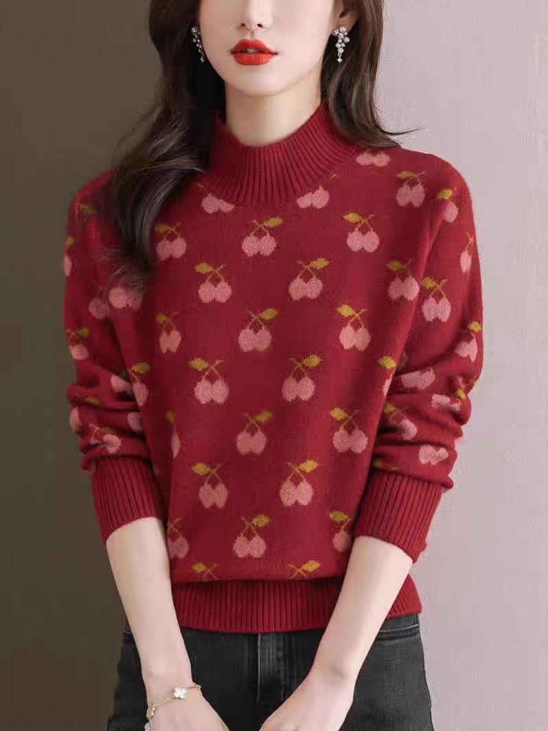 Pull col roulé en cachemire pour femme