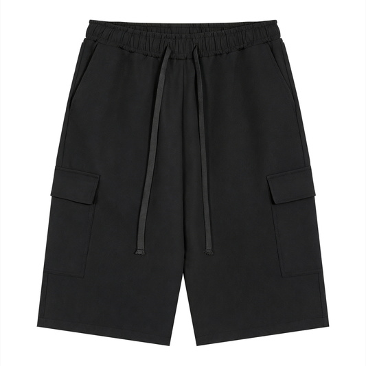 Waran Unisex Drawstring Cargo Shorts