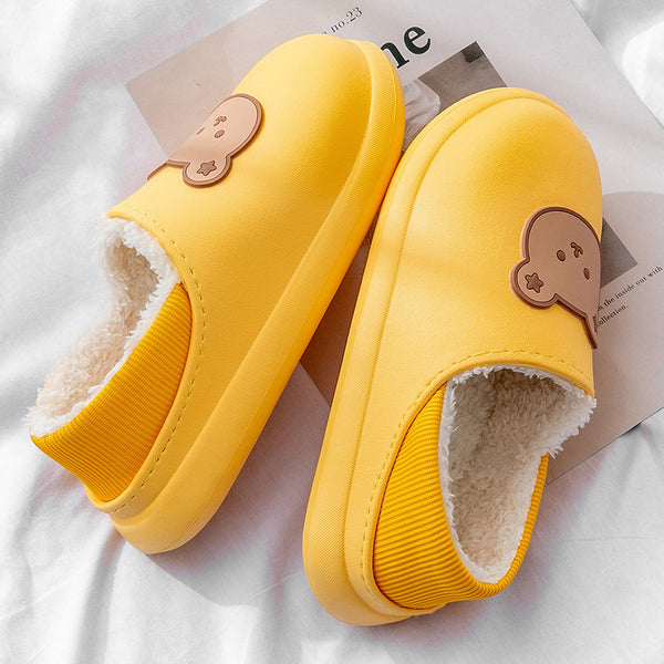 Indoor Waterproof Cotton Slippers