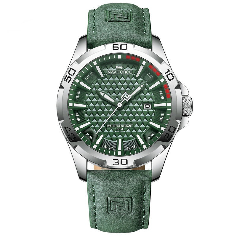 Montres à quartz NAVIFORCE en cuir