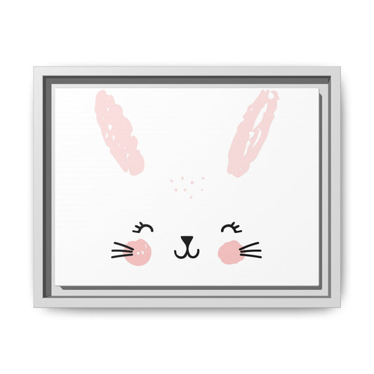 Cute Bunny Canvas Wall Art