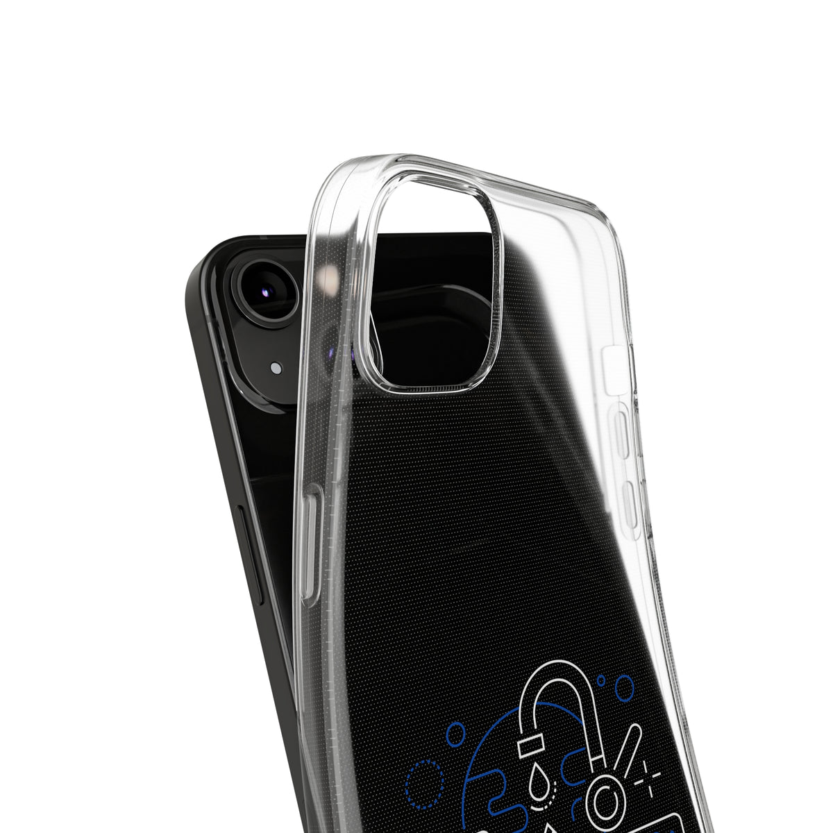 Coques de protection transparentes en silicone pour téléphones portables