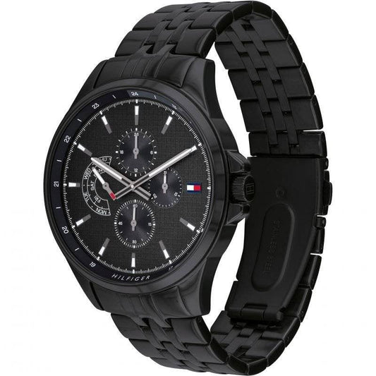Tommy Hilfiger Black Steel Men's 1791611