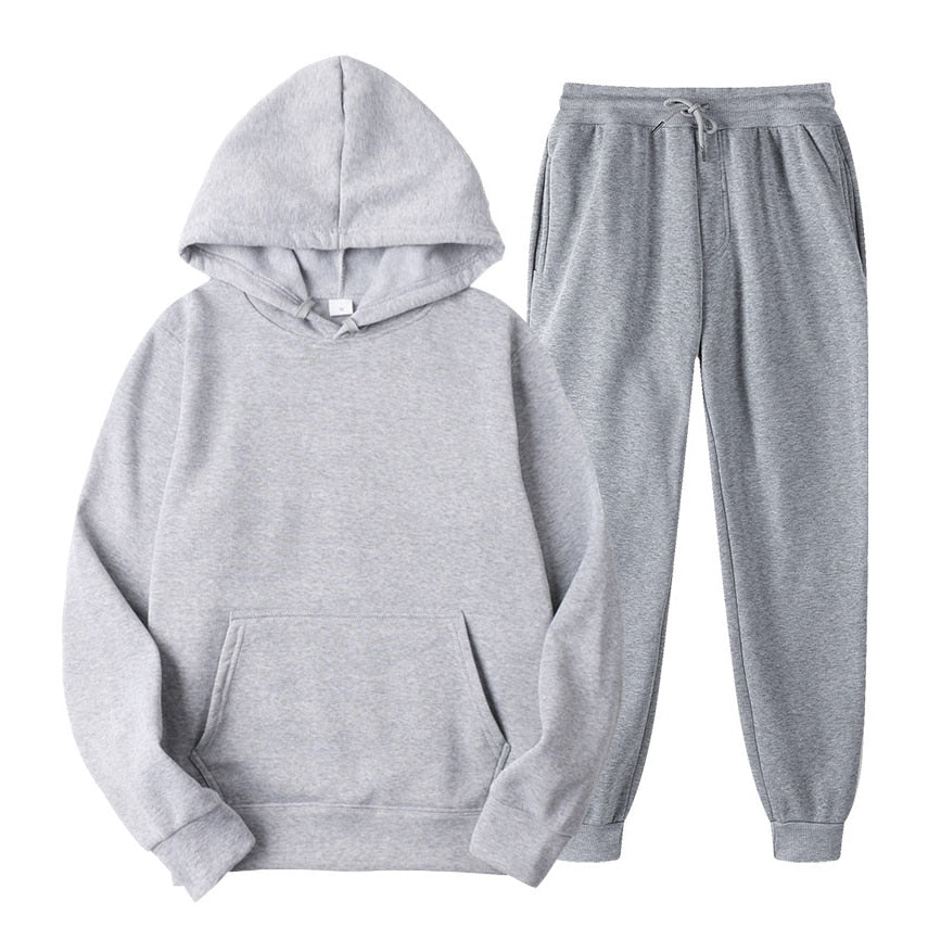 Men's Hooded Tracksuit Set - Hoodie & Sweatpants