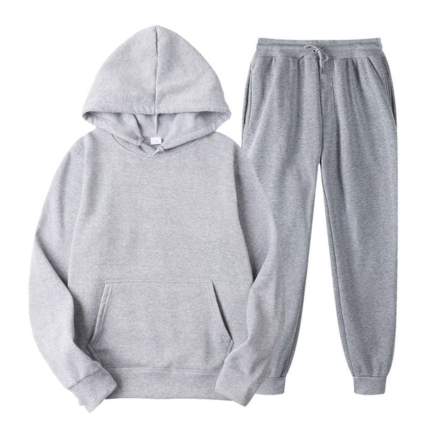 Men's Hooded Tracksuit Set - Hoodie & Sweatpants