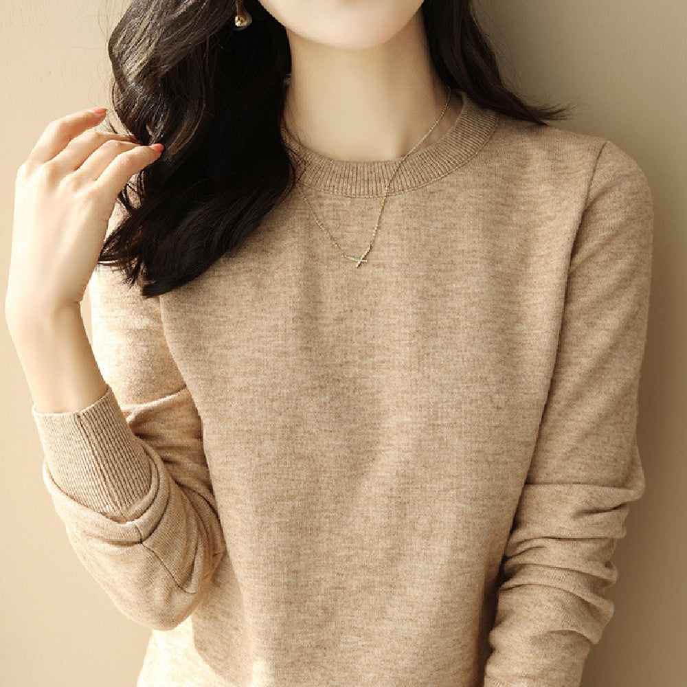Womens Half High Collar Knitted Bottoming Shirt Sweater - Stuffs & Savers