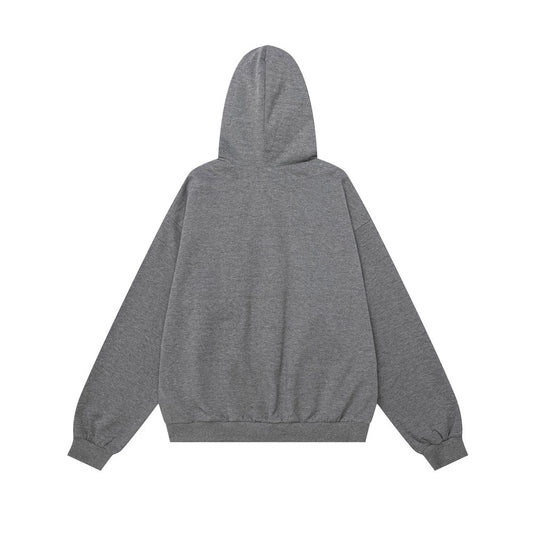 Men's striped zip hooded sportswear jacket - view 2