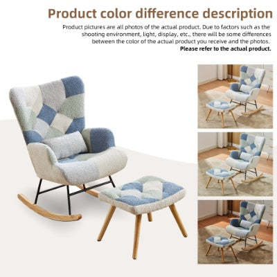 Relaxing Recliner Chair With Solid Wood Legs