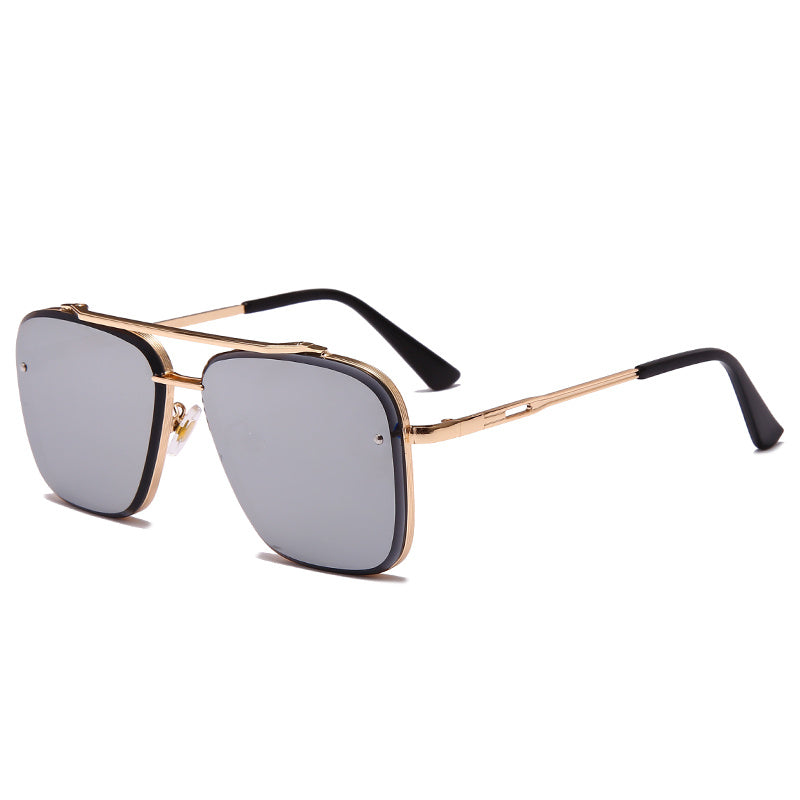 Lunettes de soleil en métal style vintage