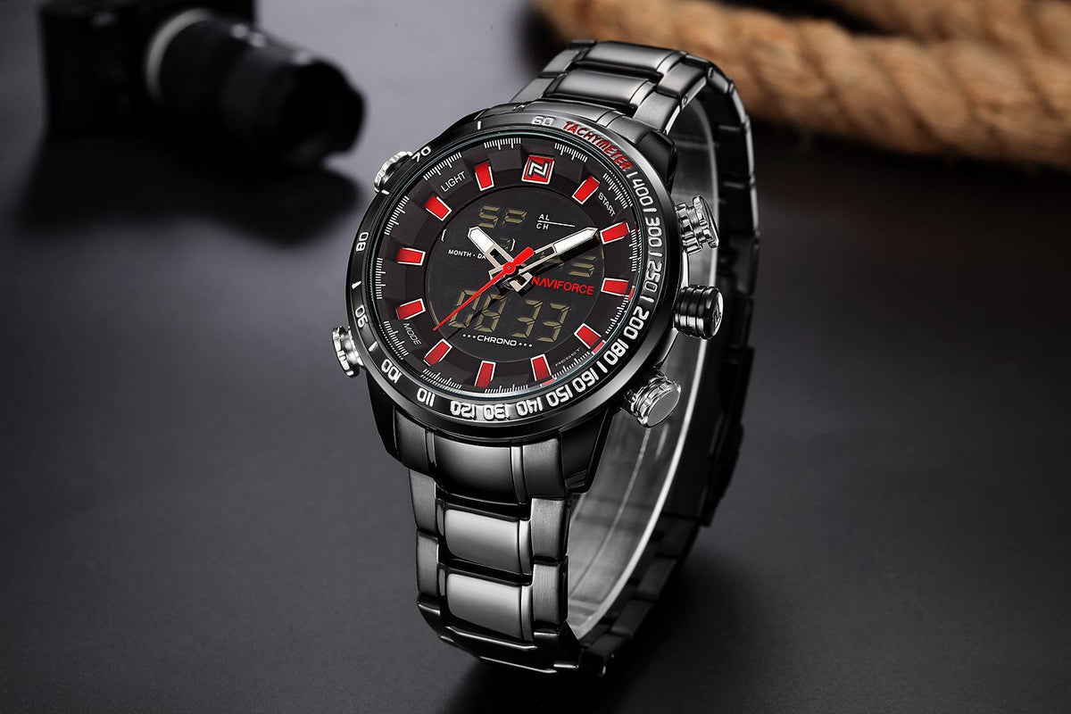 NAVIFORCE Men's Luminous Electronic Watch