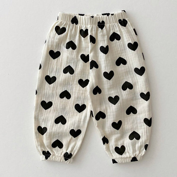 Kids Anti-Mosquito Trousers - Printed Cotton Pants