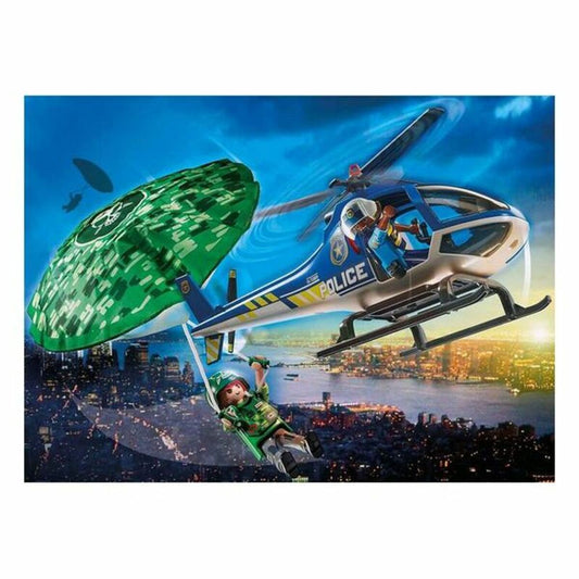 Playset City Action Police helicopter: Parachute Chase Playmobil 70569 19 pcs (19 pcs)