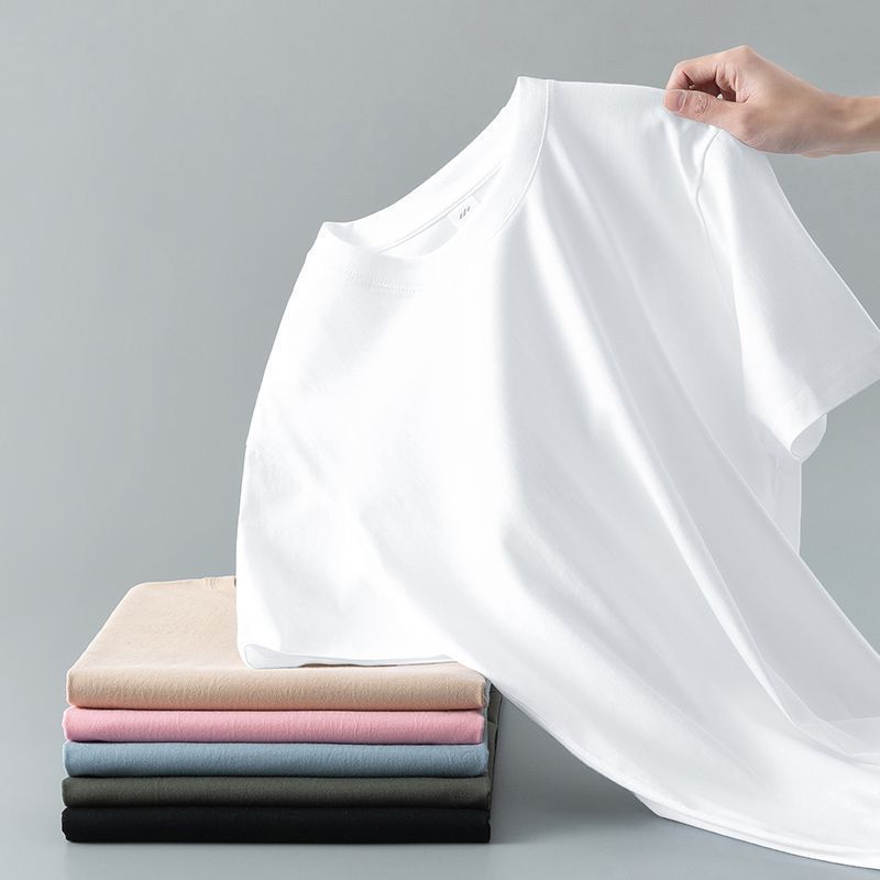 T-shirt pur coton manches courtes