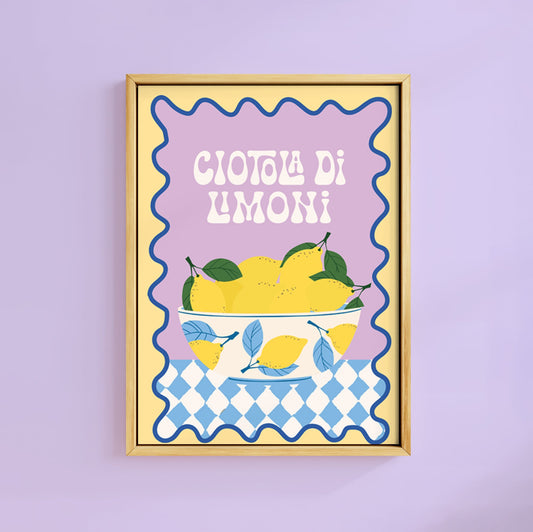 CIOTOLA DI LIMONI PRINT