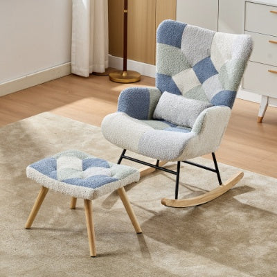 Relaxing Recliner Chair With Solid Wood Legs