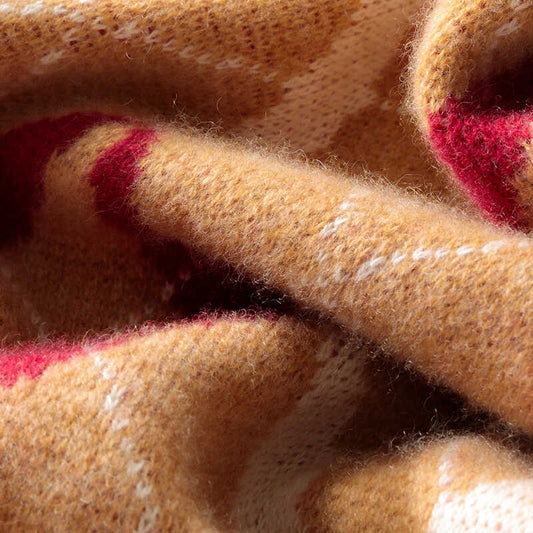 Mens wool Round Neck Multicolor Thick Loose sweater