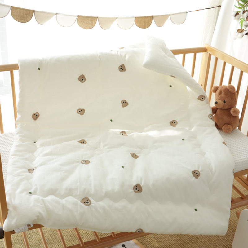 Couverture Bébé en Coton Matelassé Épais et Respirant