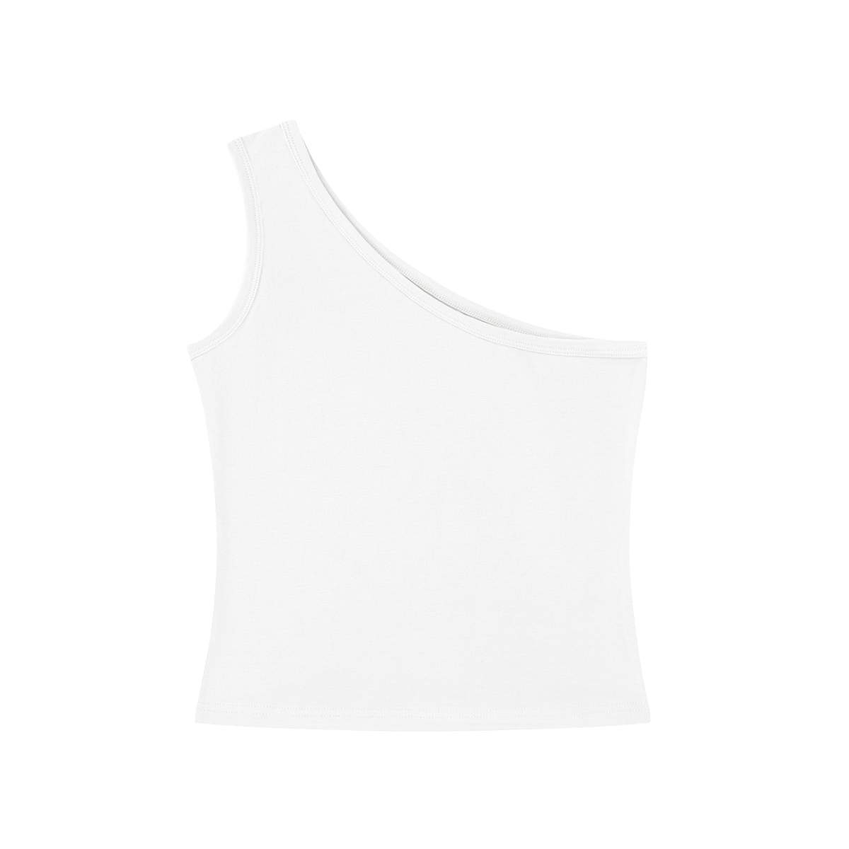 Women's One-Shoulder Crop T-Shirt