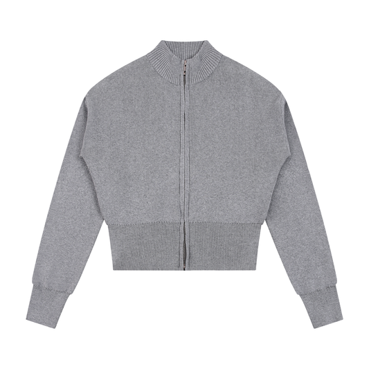 Women’s Mock Neck Zip Up Cardigan
