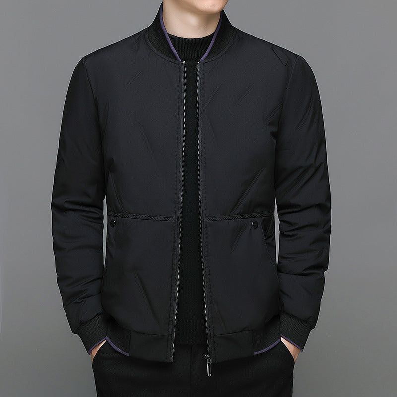 Mens Warm Baseball Jacket - Stuffs & Savers
