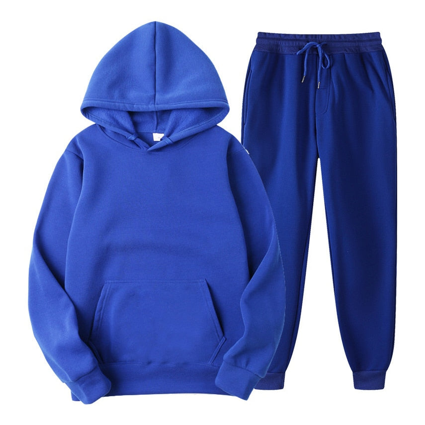 Men's Hooded Tracksuit Set - Hoodie & Sweatpants