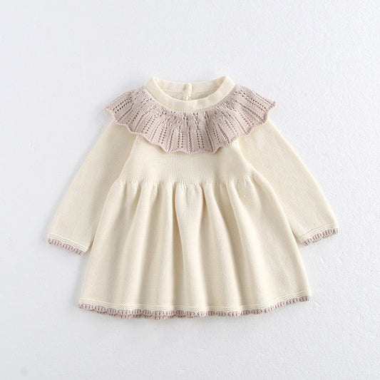 Baby Girl Autumn Dress Knitted