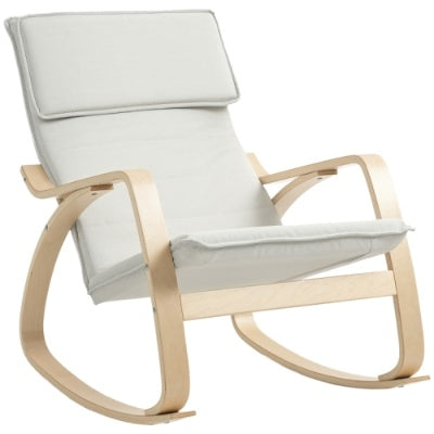 Upholstered Lounge Chair Recliner With High Back