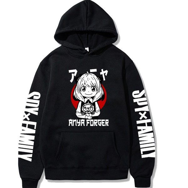 Anya Red Moon Hoodie Loose Sweatshirt Spy Family