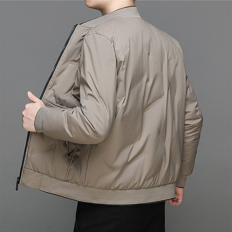 Mens Warm Baseball Jacket - Stuffs & Savers