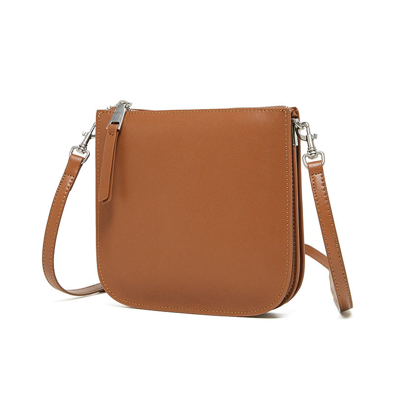 Women's Bucket Underarm Bag - Genuine Leather Hobo