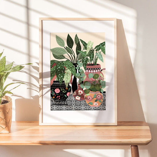 BOHO VASES COLLECTION PRINT