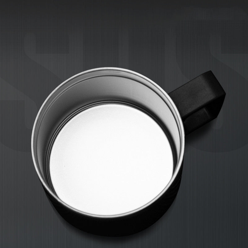 Tasse à thé en acier inoxydable avec anse de bureau