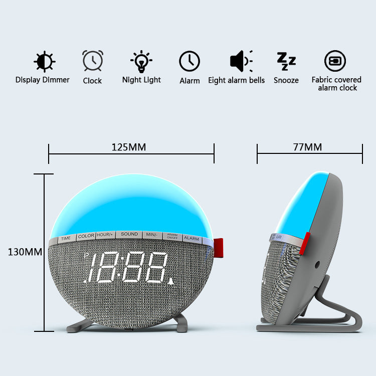 Multi functional fabric Clock
