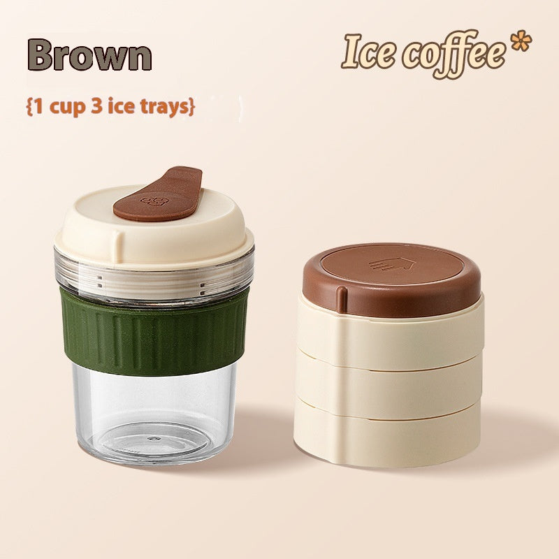 Gobelet froid portable avec bac à glaçons