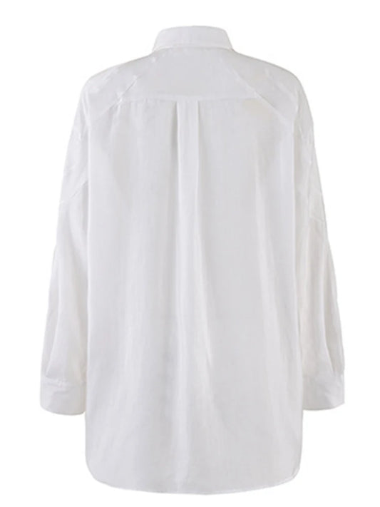Women's Solid Casual Shirt - Long Sleeve