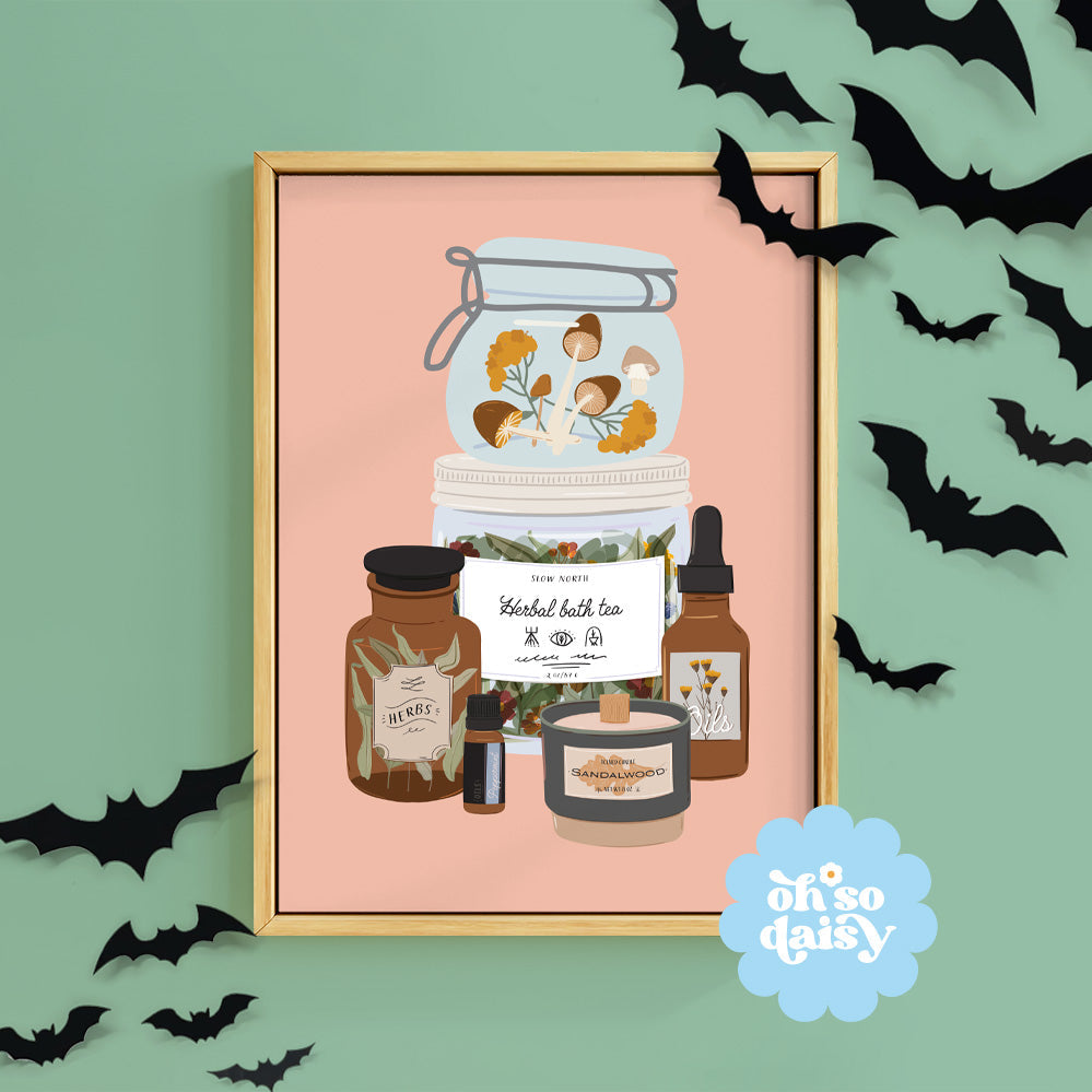 HERBS & POTIONS PRINT